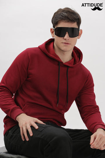 Classic Red Pullover Hoodie