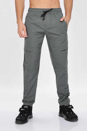 Smokey Grey Utility Trackpant for Casual Wear