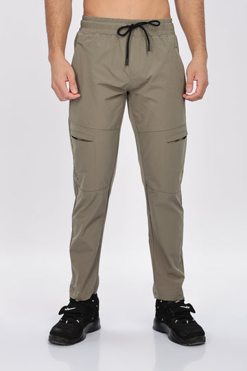 Sand dune Slim Fit Trackpant with Drawstring and Pockets