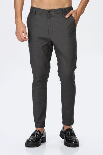 Charcoal Slim Fit Trousers