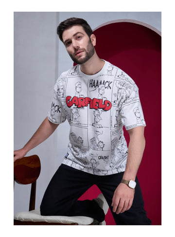 Garfield Comic Oversized T-Shirt(Article B2457)
