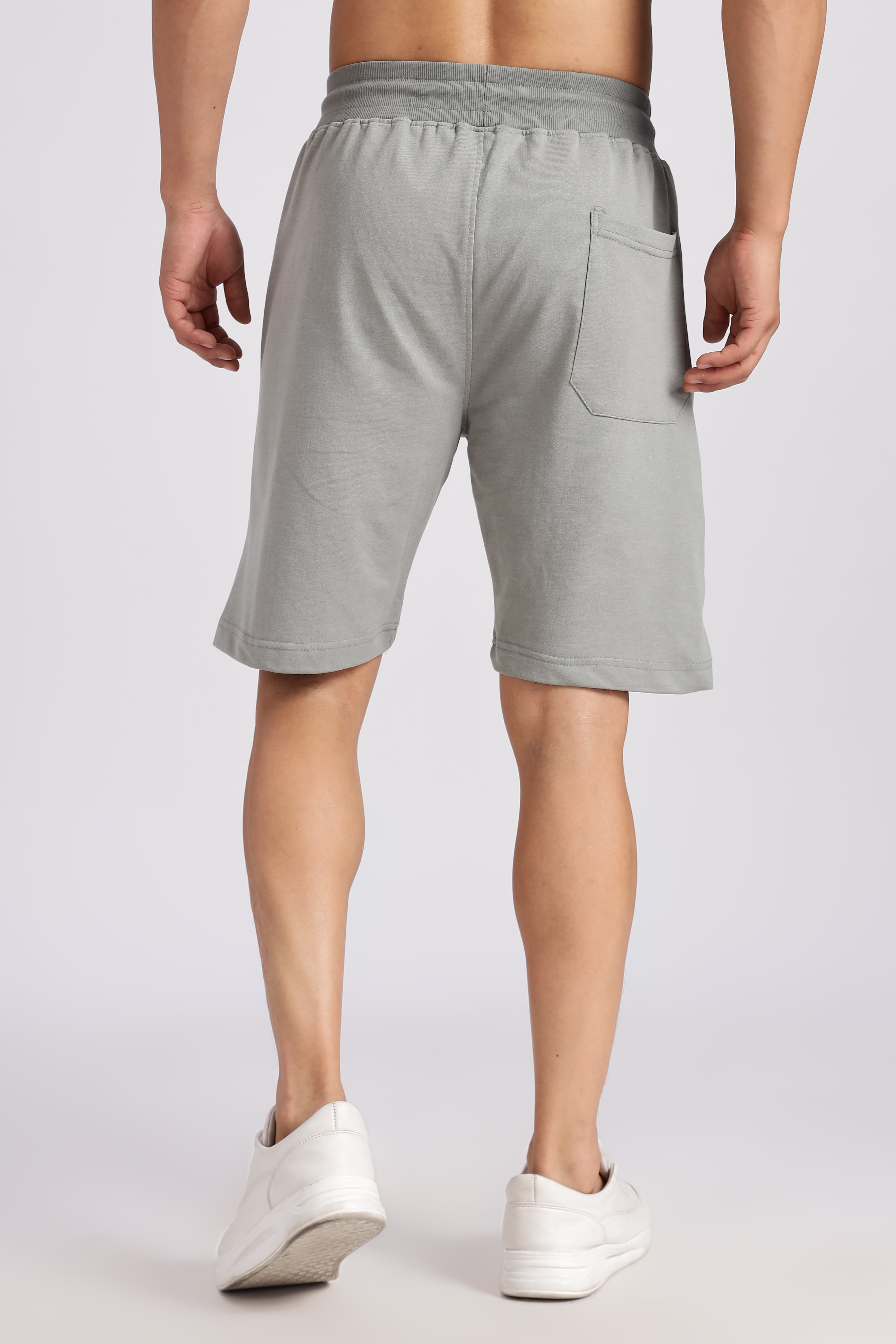 Green Boston Loop Knitted Shorts