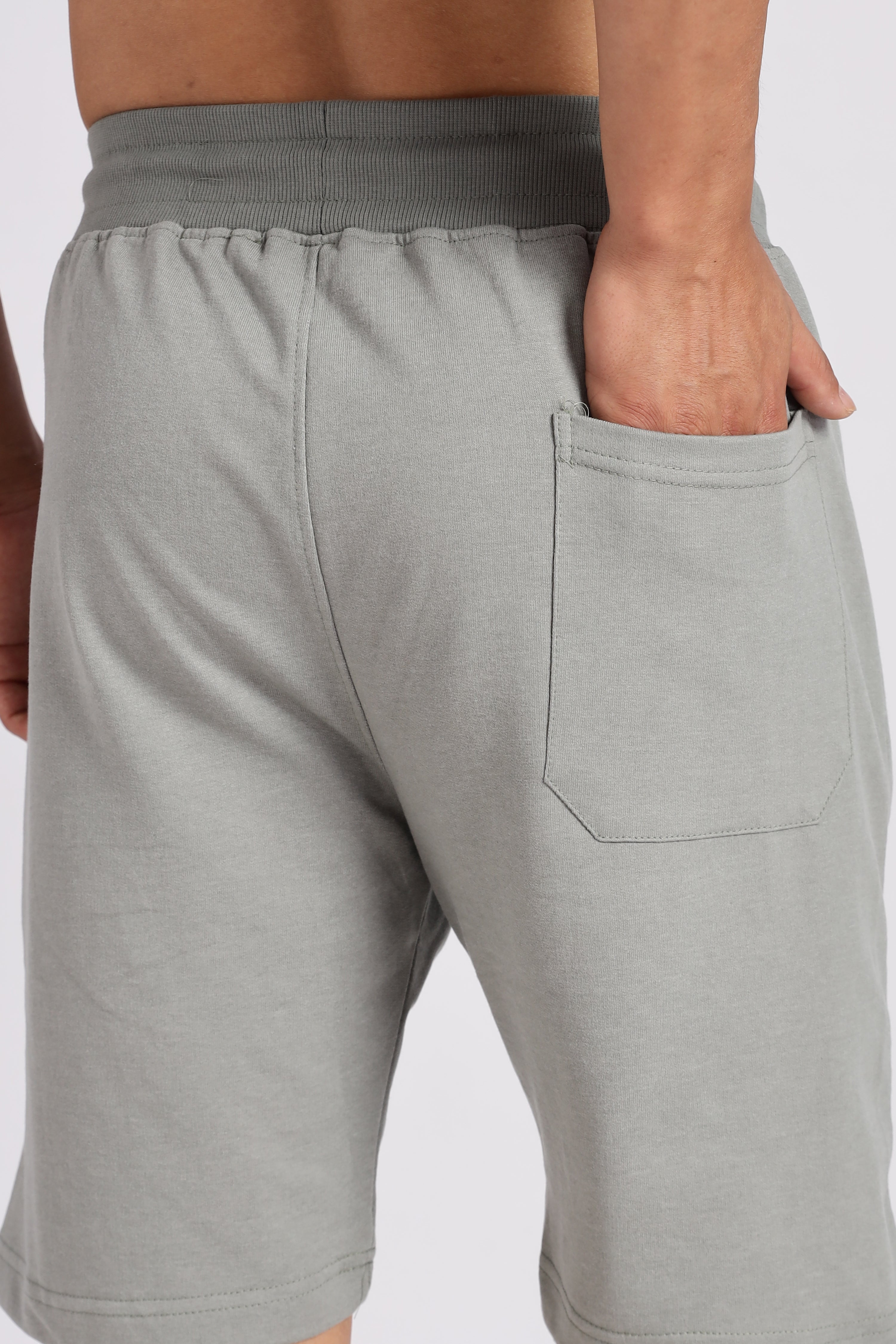 Green Boston Loop Knitted Shorts