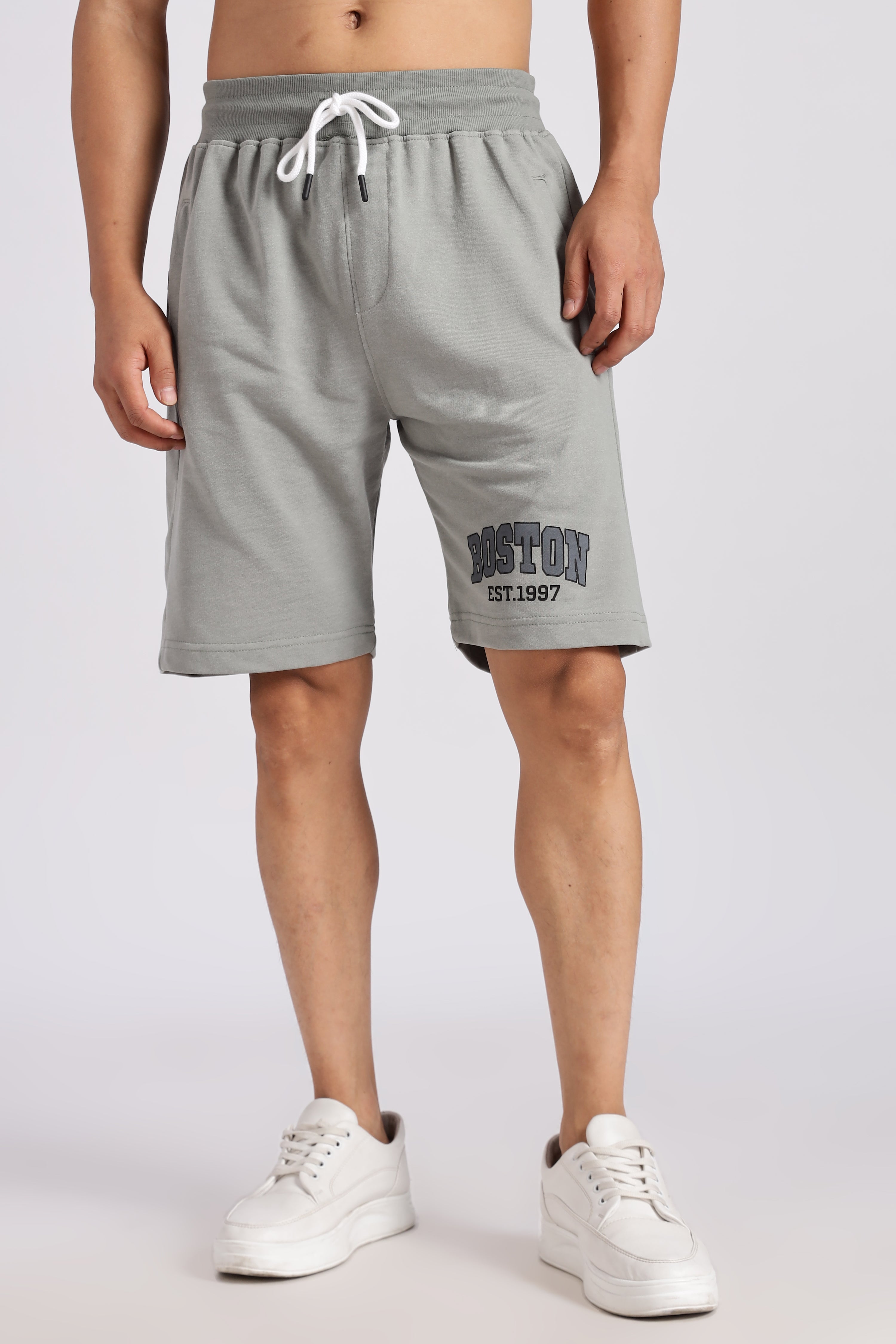 Green Boston Loop Knitted Shorts