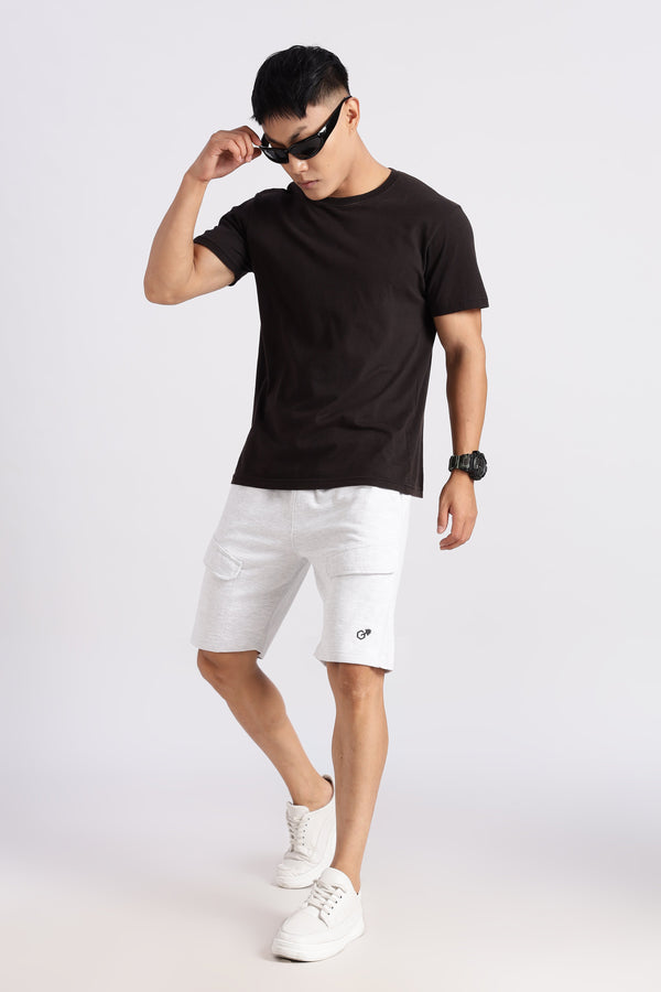Off White Flap Pocket Loop Knitted Shorts