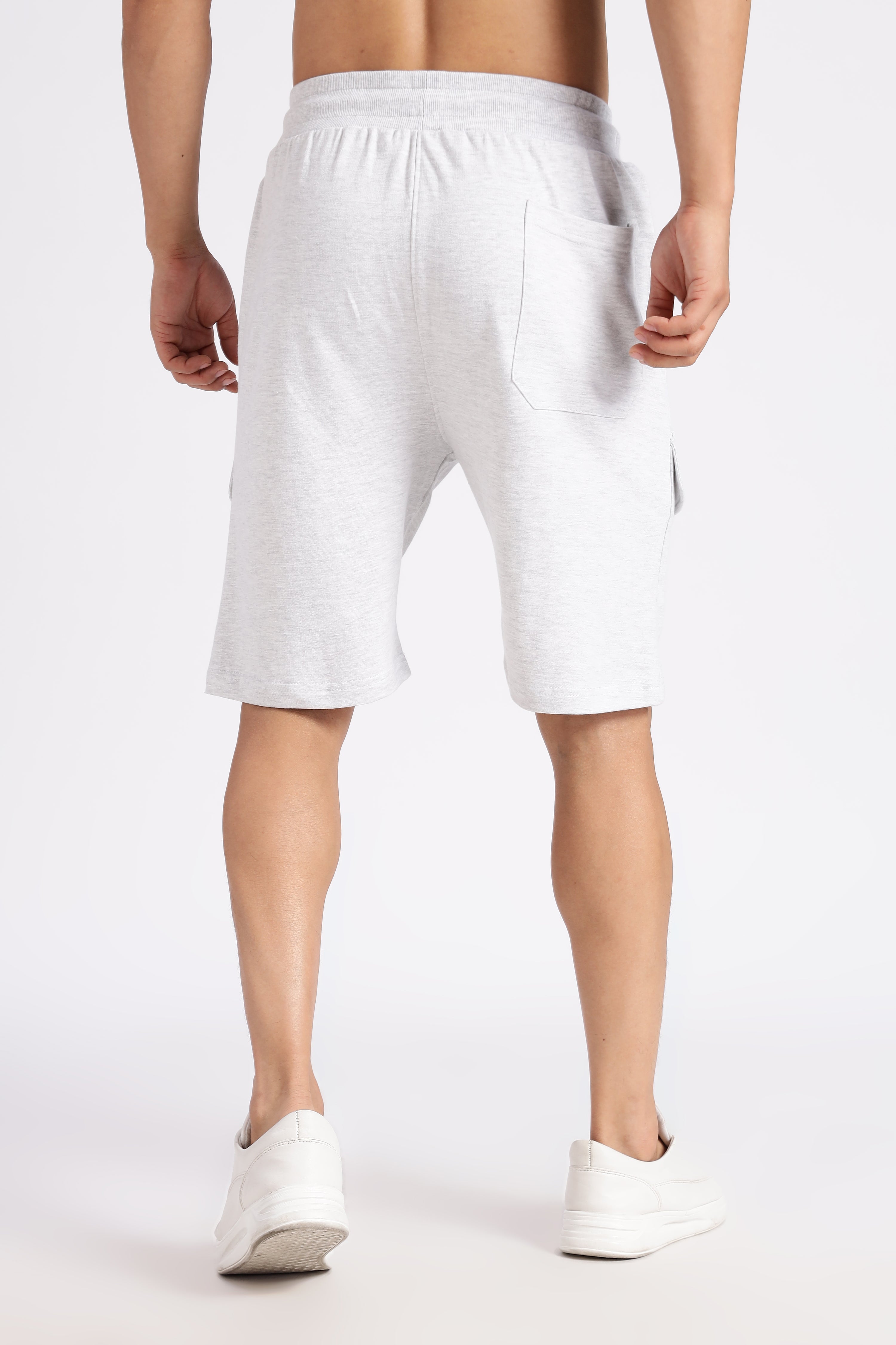 Off White Flap Pocket Loop Knitted Shorts