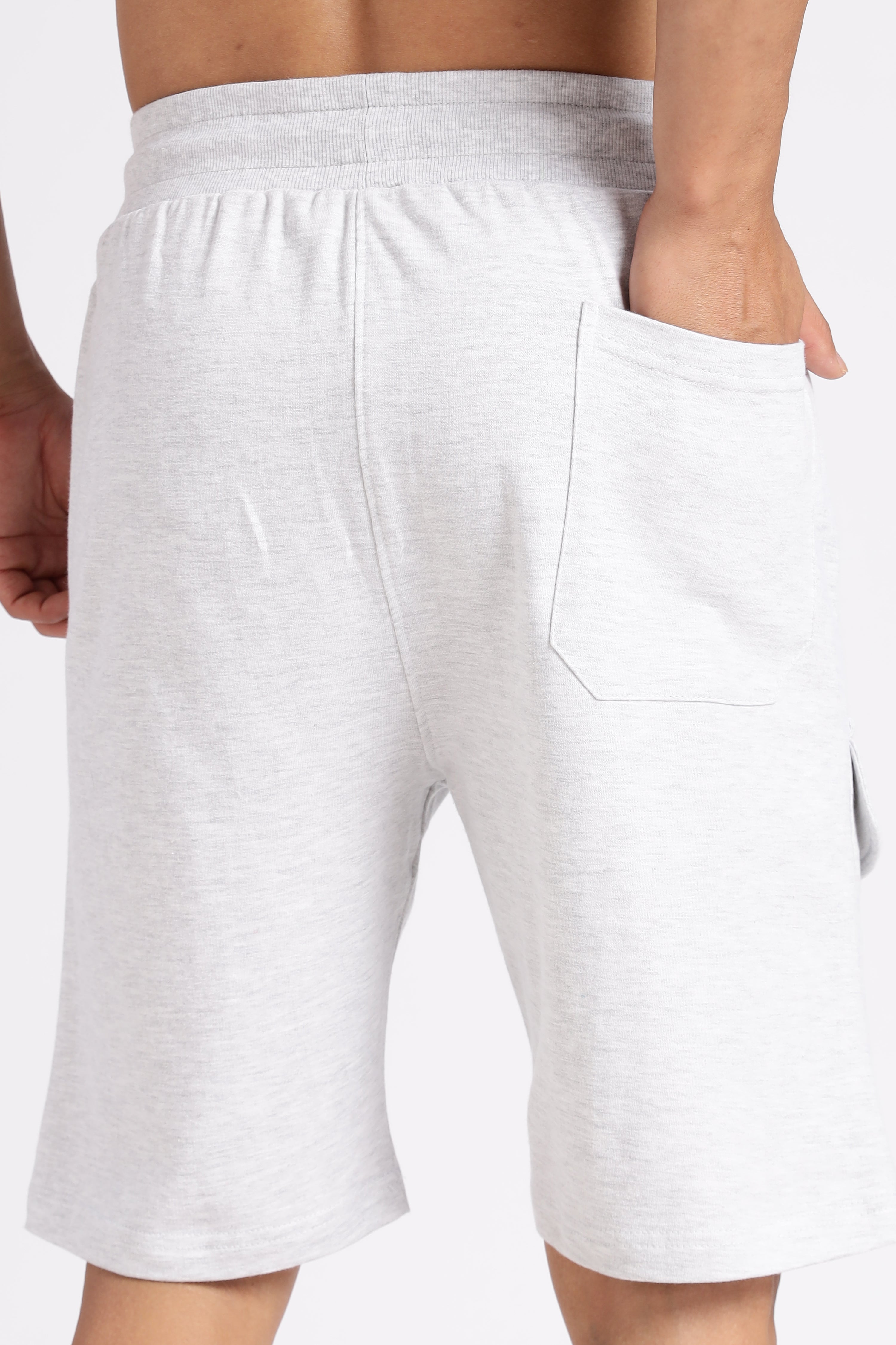 Off White Flap Pocket Loop Knitted Shorts