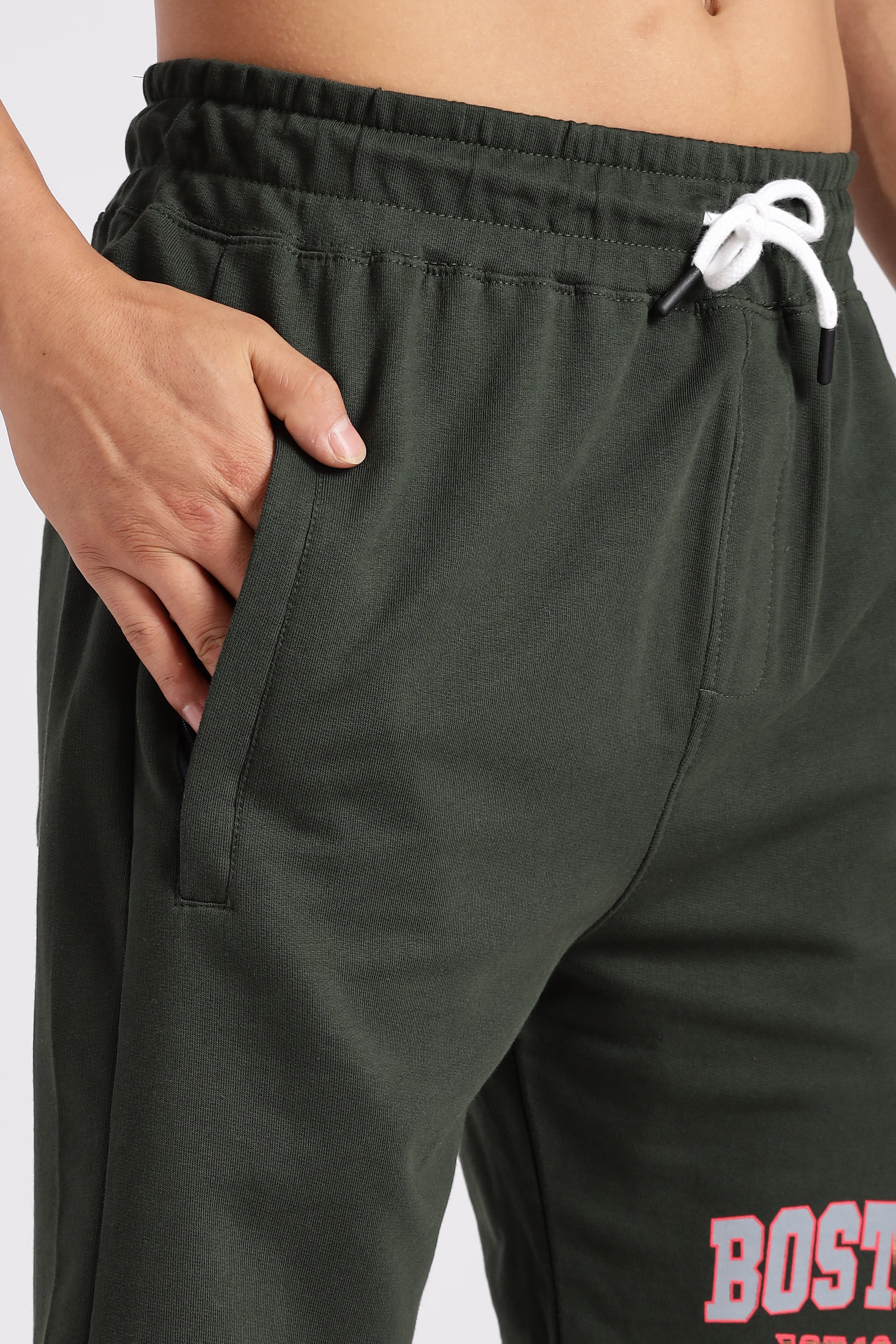 Dark Green Boston Loop Knitted Shorts