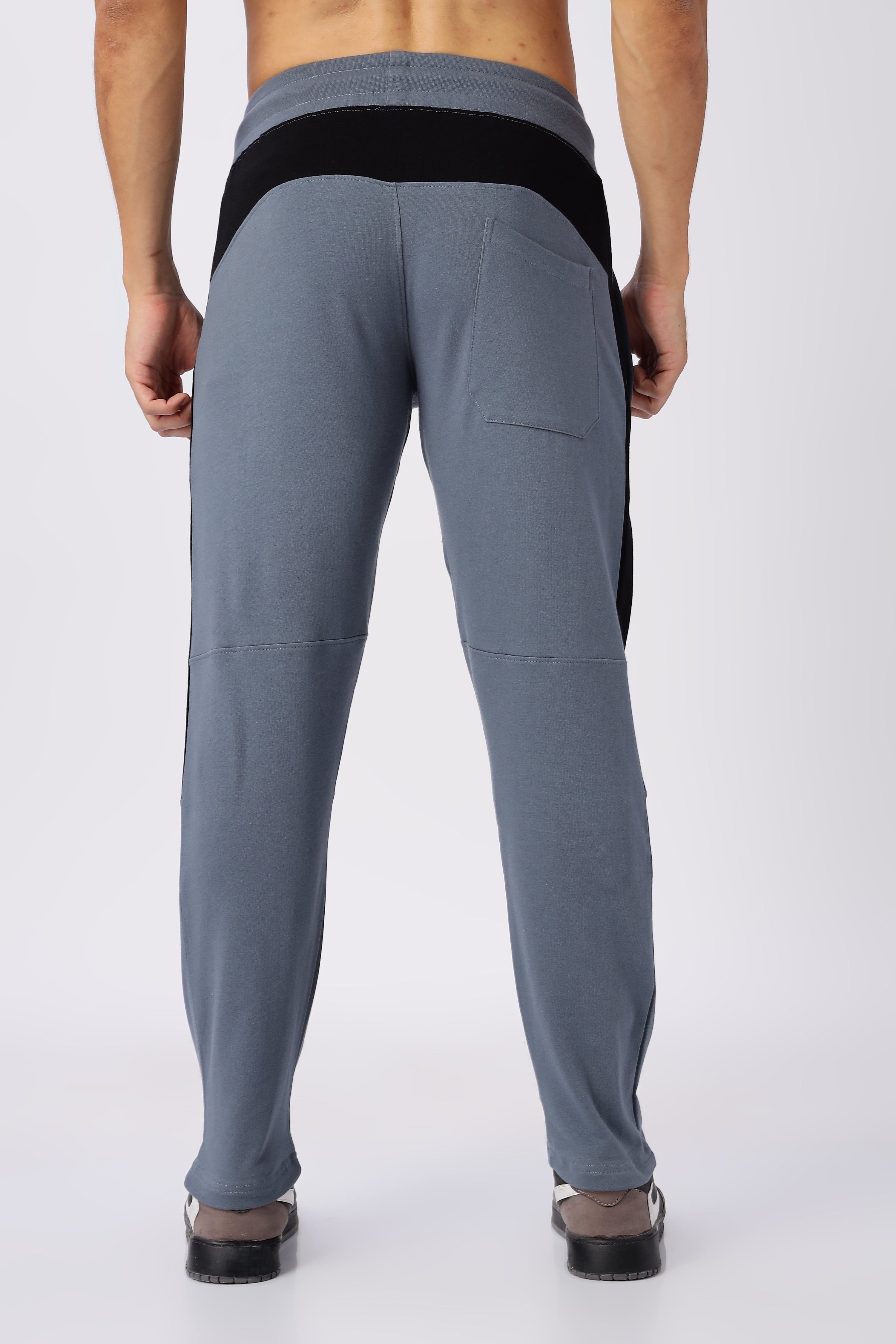 Blue Mid Rise Gymvampyr Track Pants