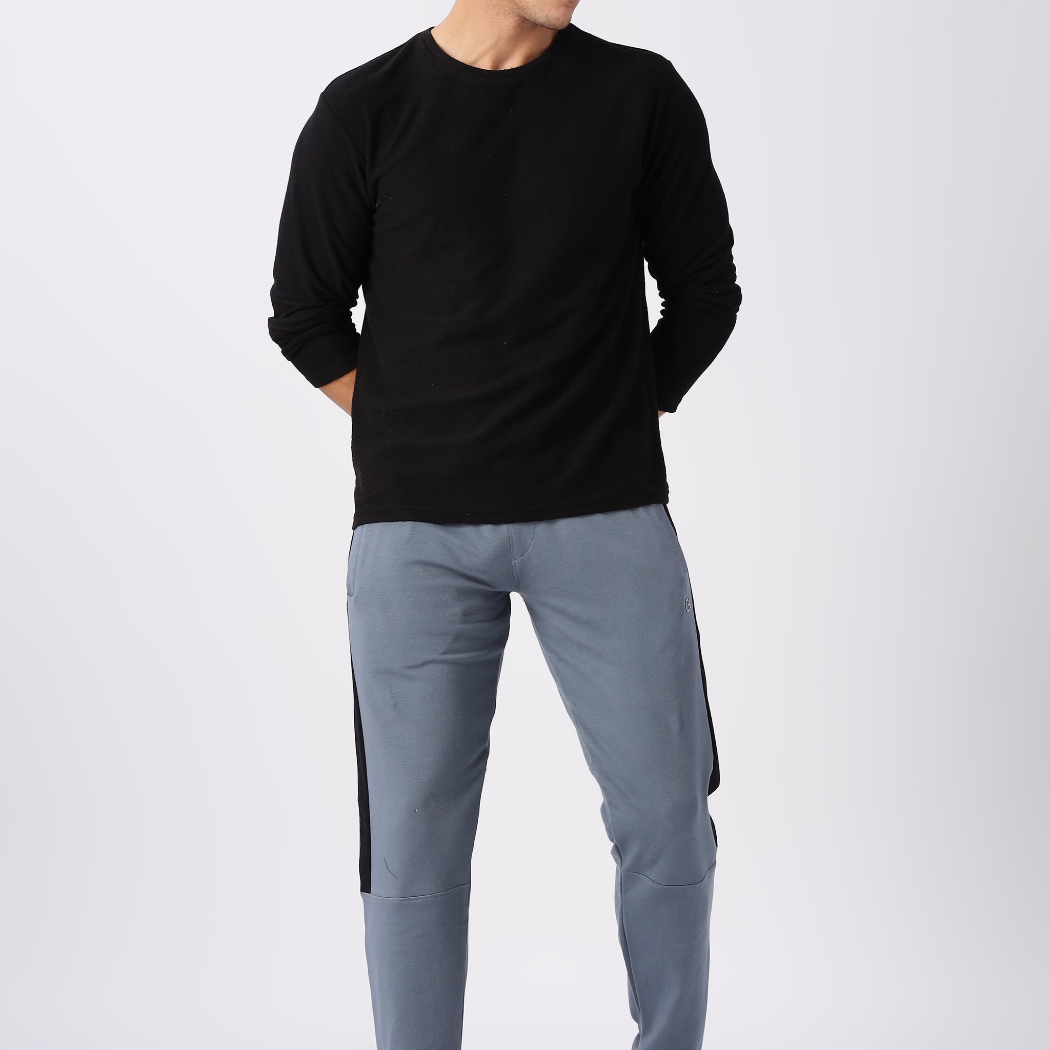 Blue Mid Rise Gymvampyr Track pants (Article 27432)