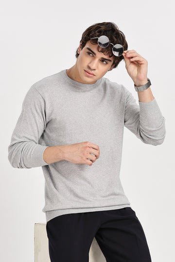 The Essential Crewneck Jumper in Sandstone (Article - 27287)