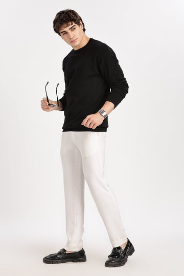 The Essential Crewneck Jumper in Black