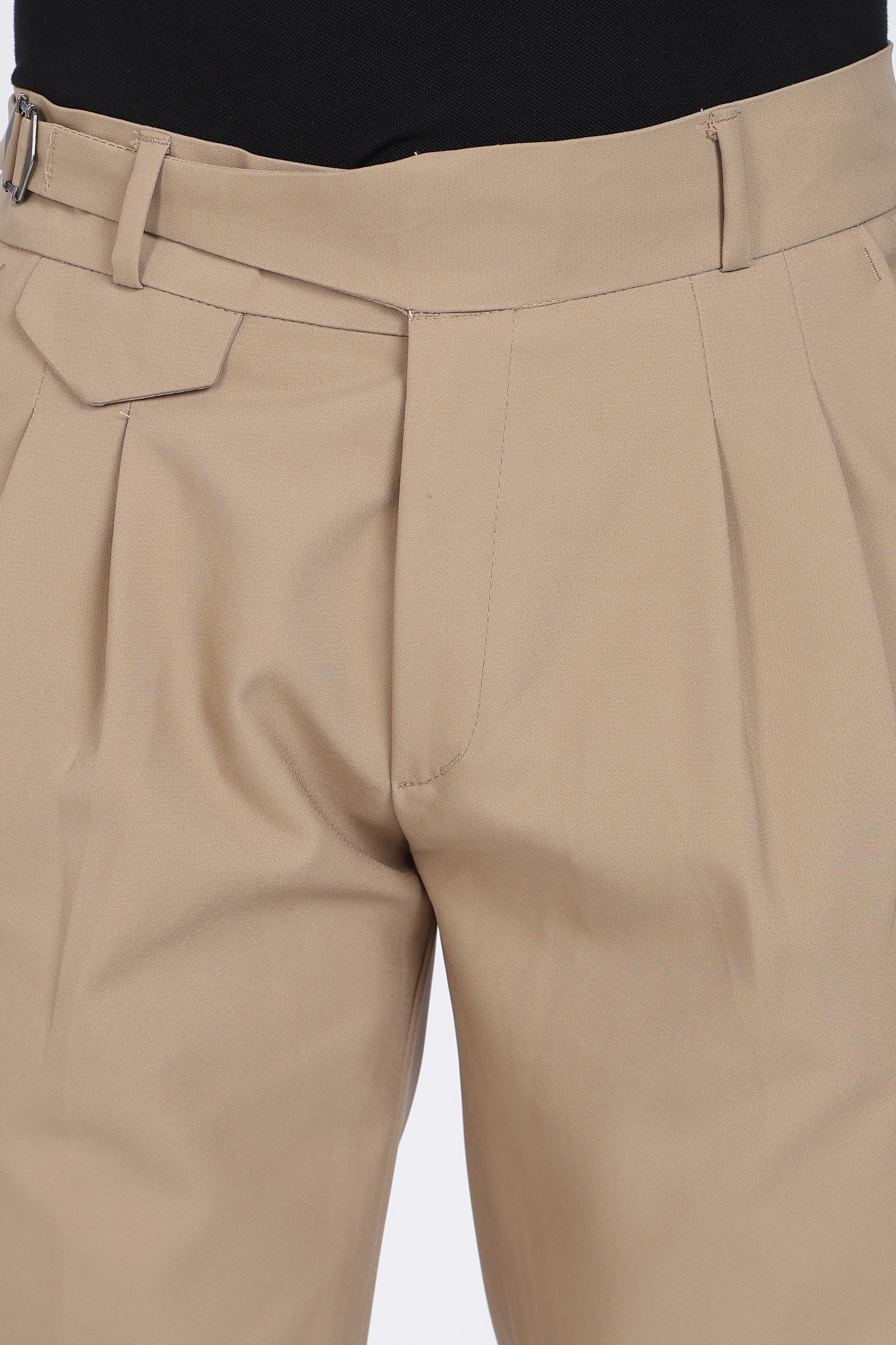 Single Gurkha Tailored Pants – Brown
