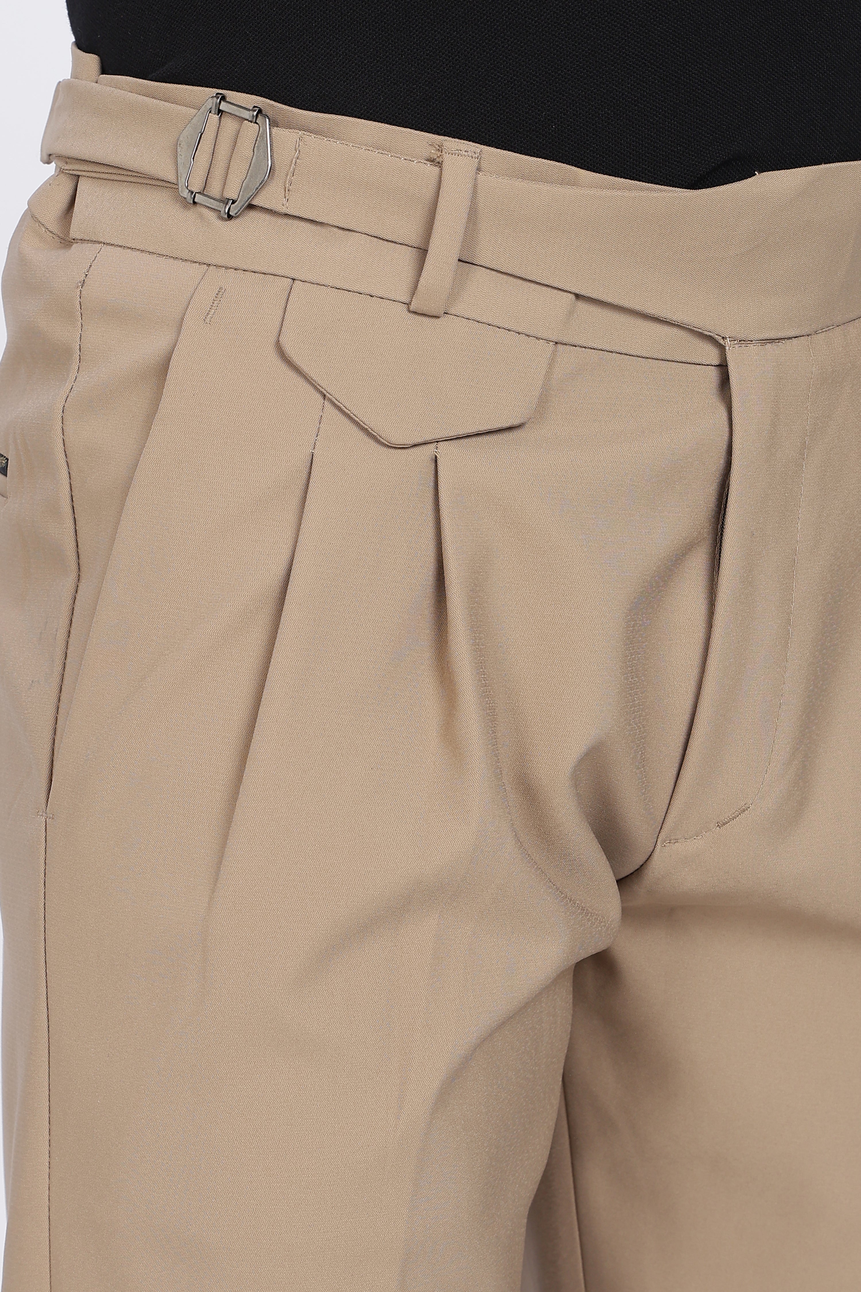 Single Gurkha Tailored Pants – Brown