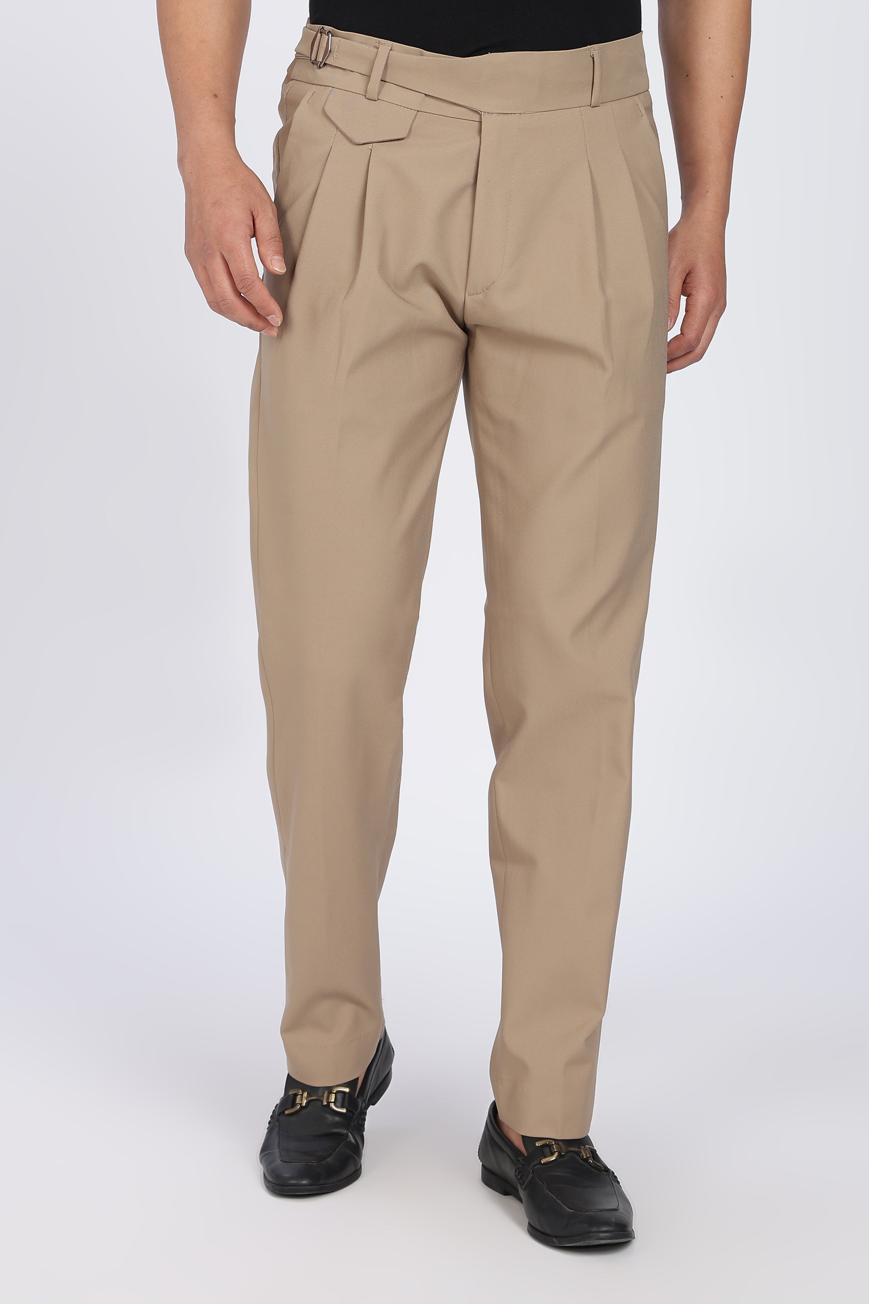 Single Gurkha Tailored Pants – Brown