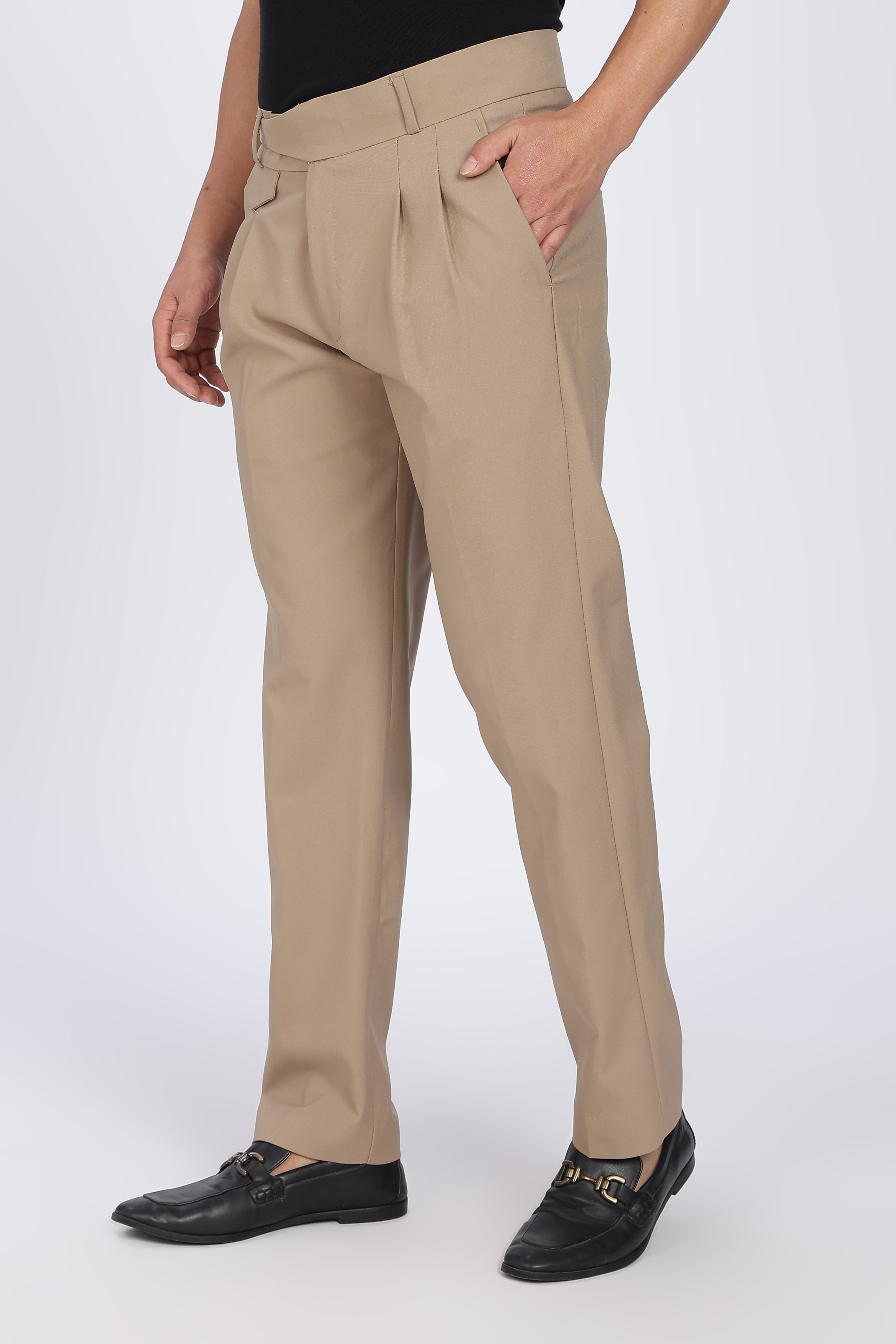 Single Gurkha Tailored Pants – Brown