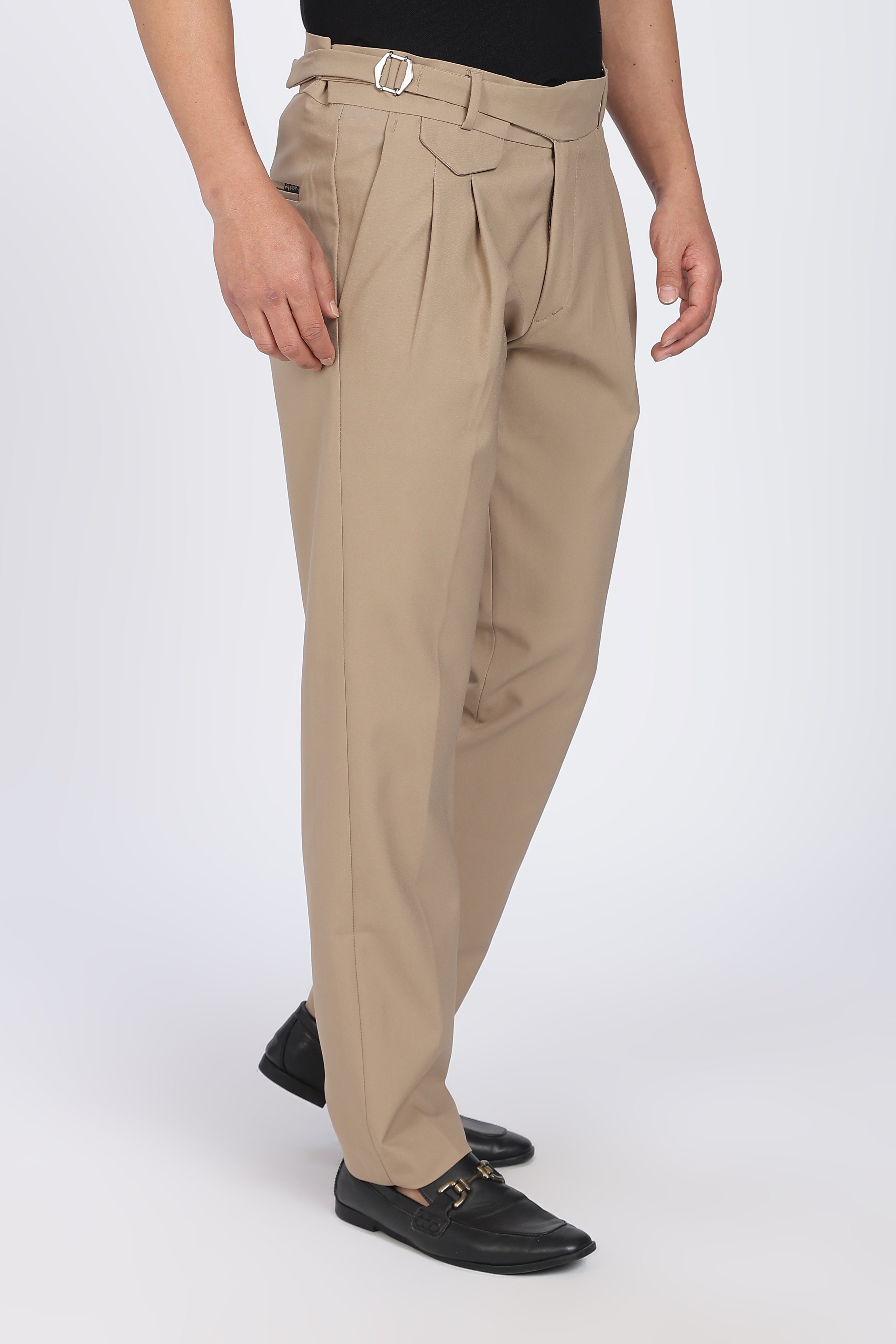 Single Gurkha Tailored Pants – Brown