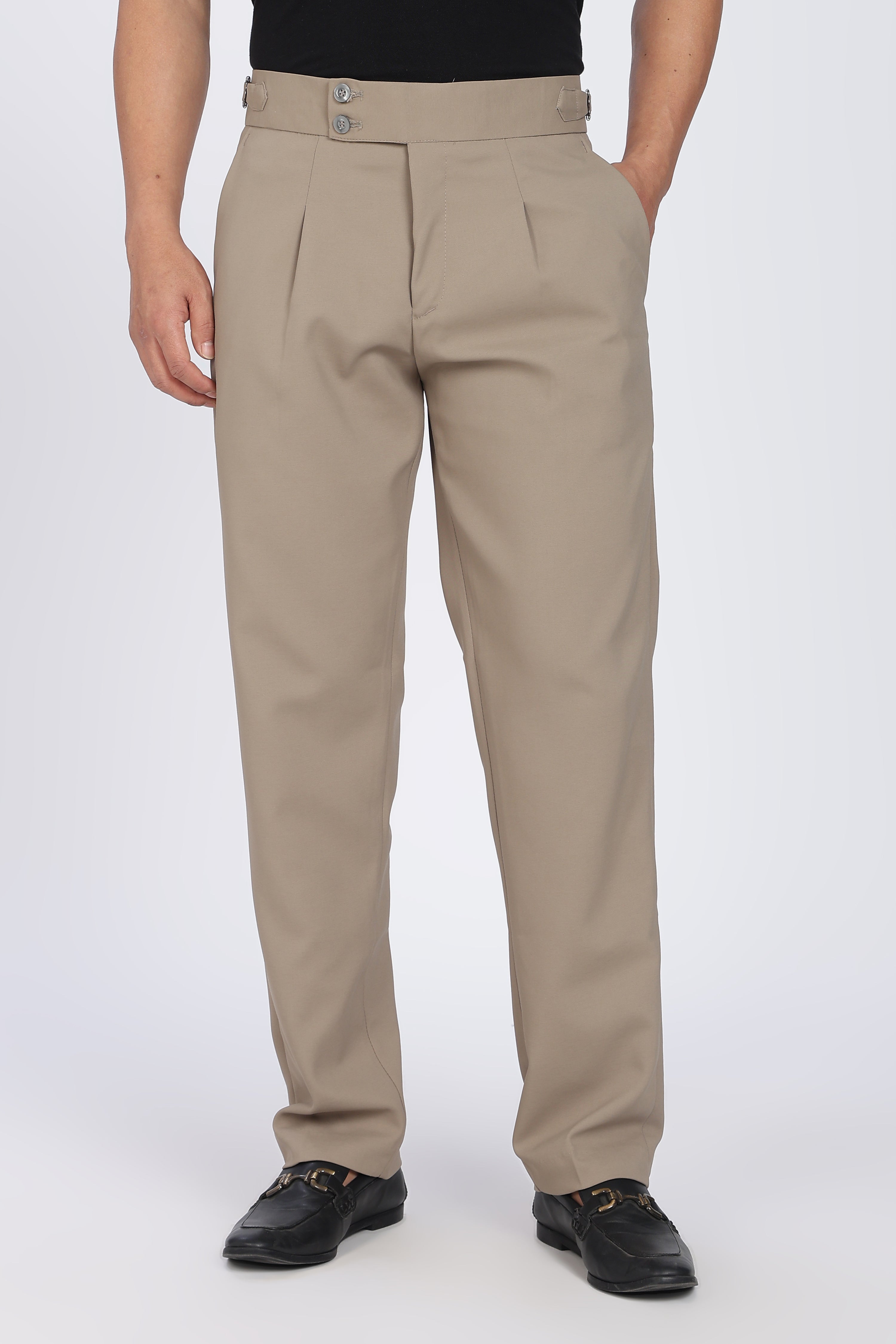 Double Gurkha Tailored Pants – Khaki