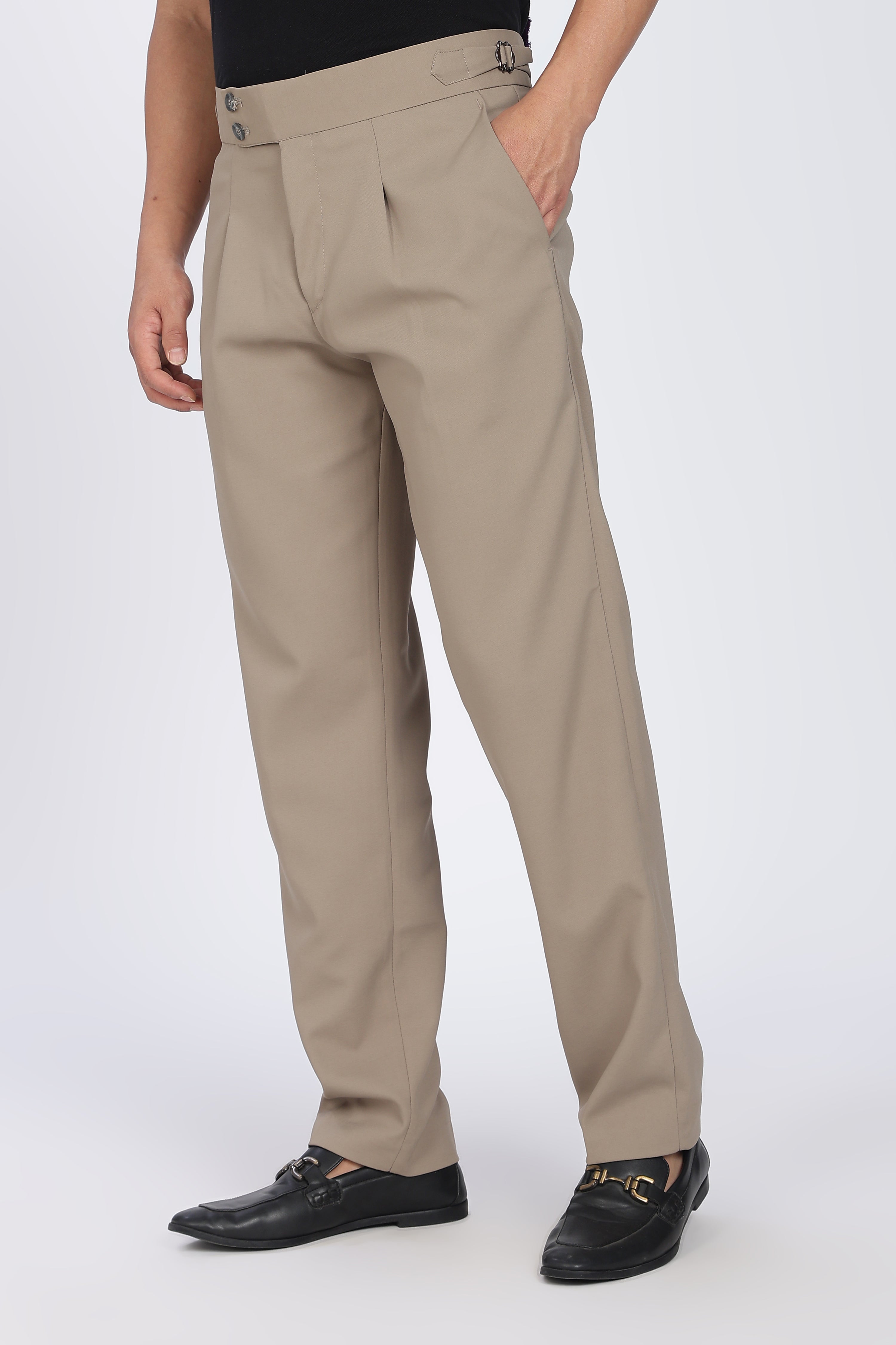 Double Gurkha Tailored Pants – Khaki