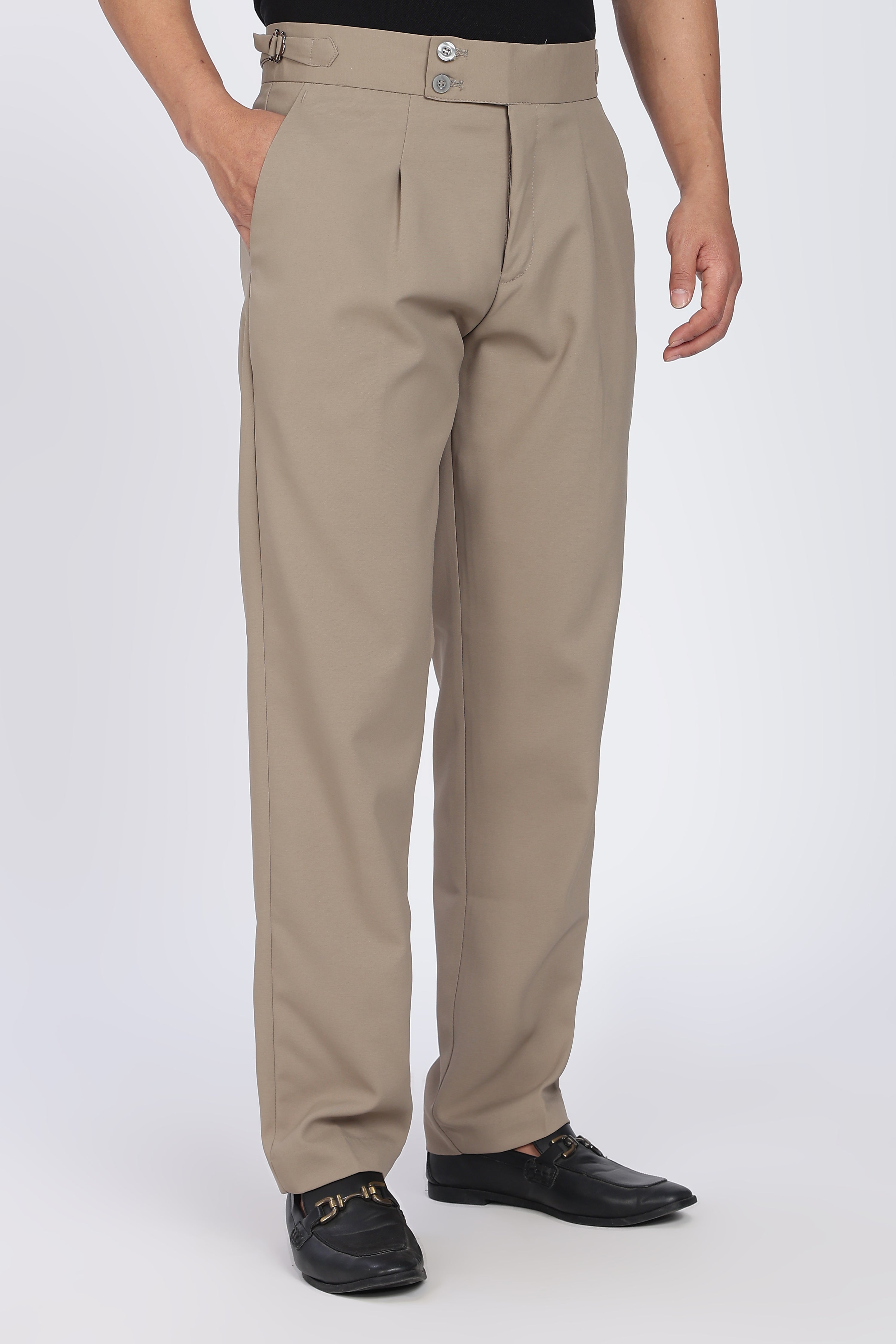 Double Gurkha Tailored Pants – Khaki