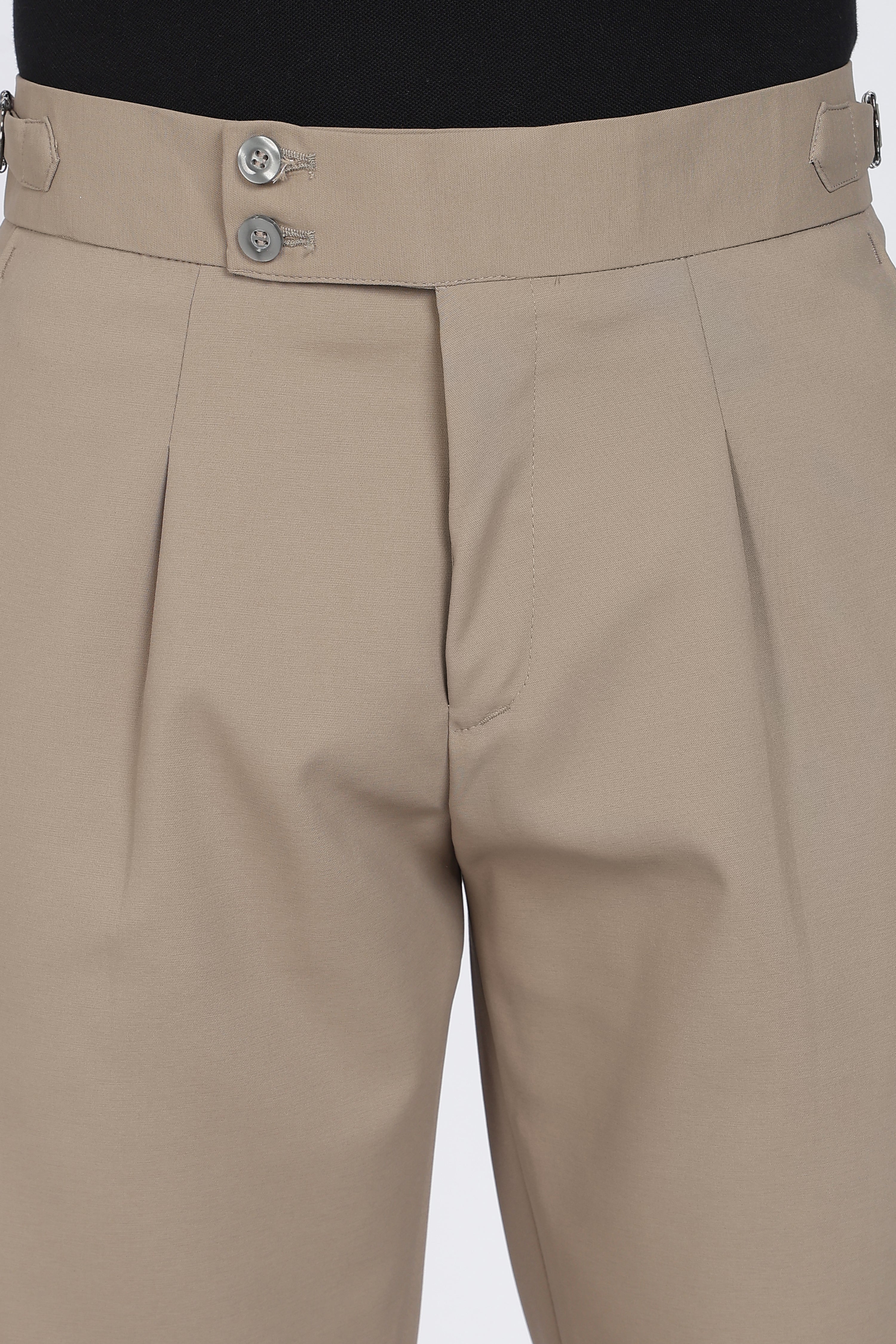 Double Gurkha Tailored Pants – Khaki