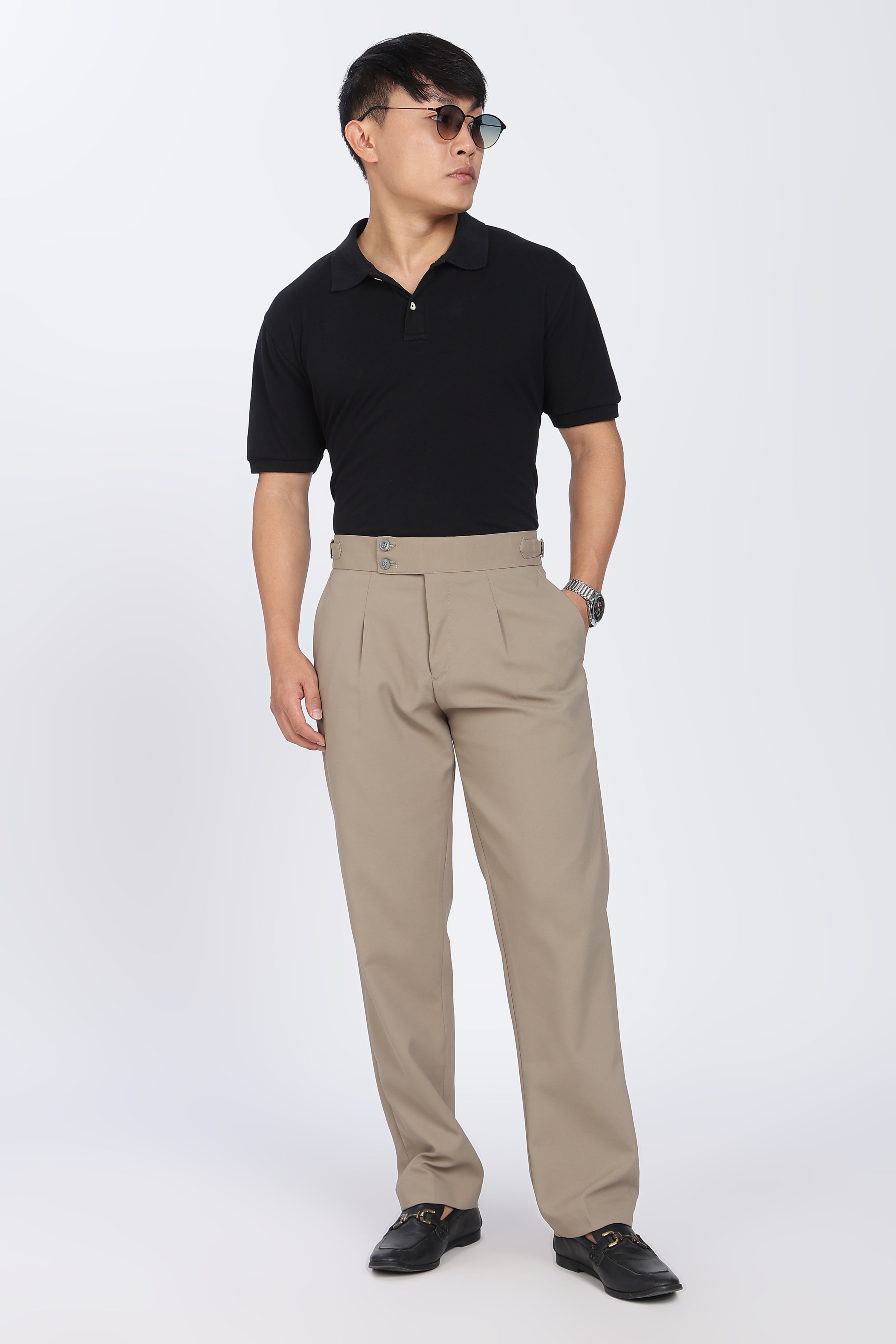 Double Gurkha Tailored Pants – Khaki