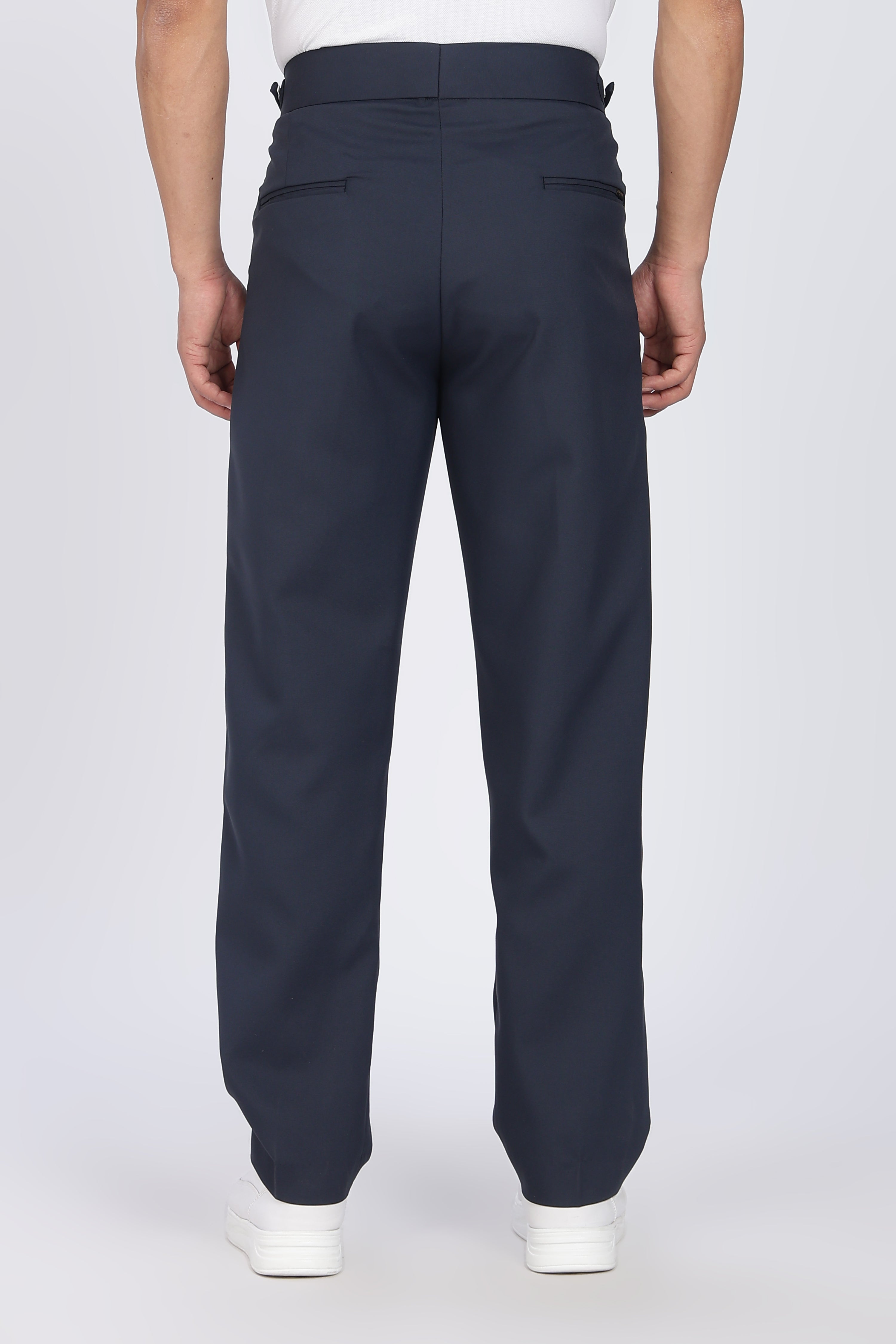 Double Gurkha Tailored Pants – Blue
