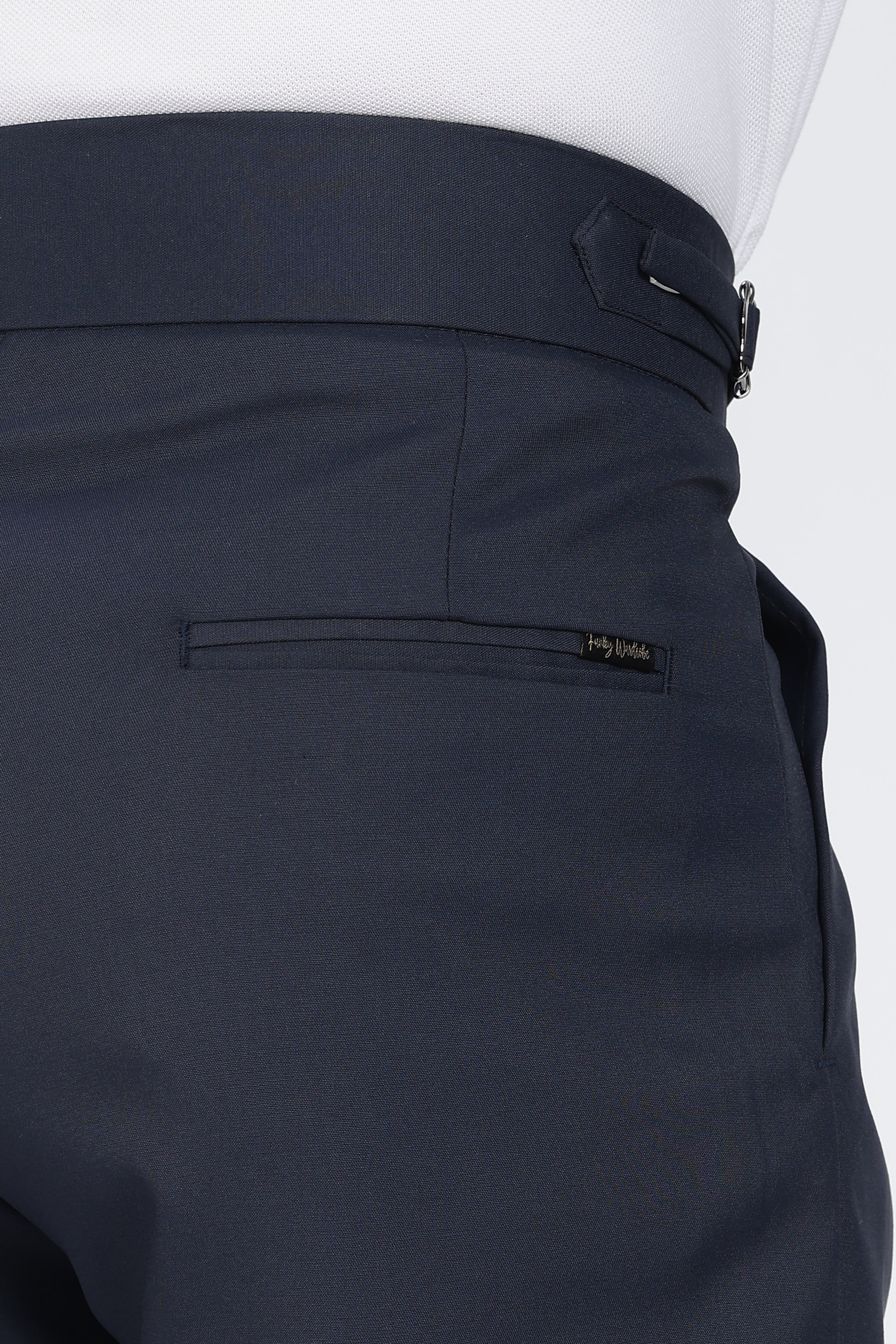 Double Gurkha Tailored Pants – Blue