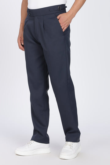 Double Gurkha Tailored Pants – Blue
