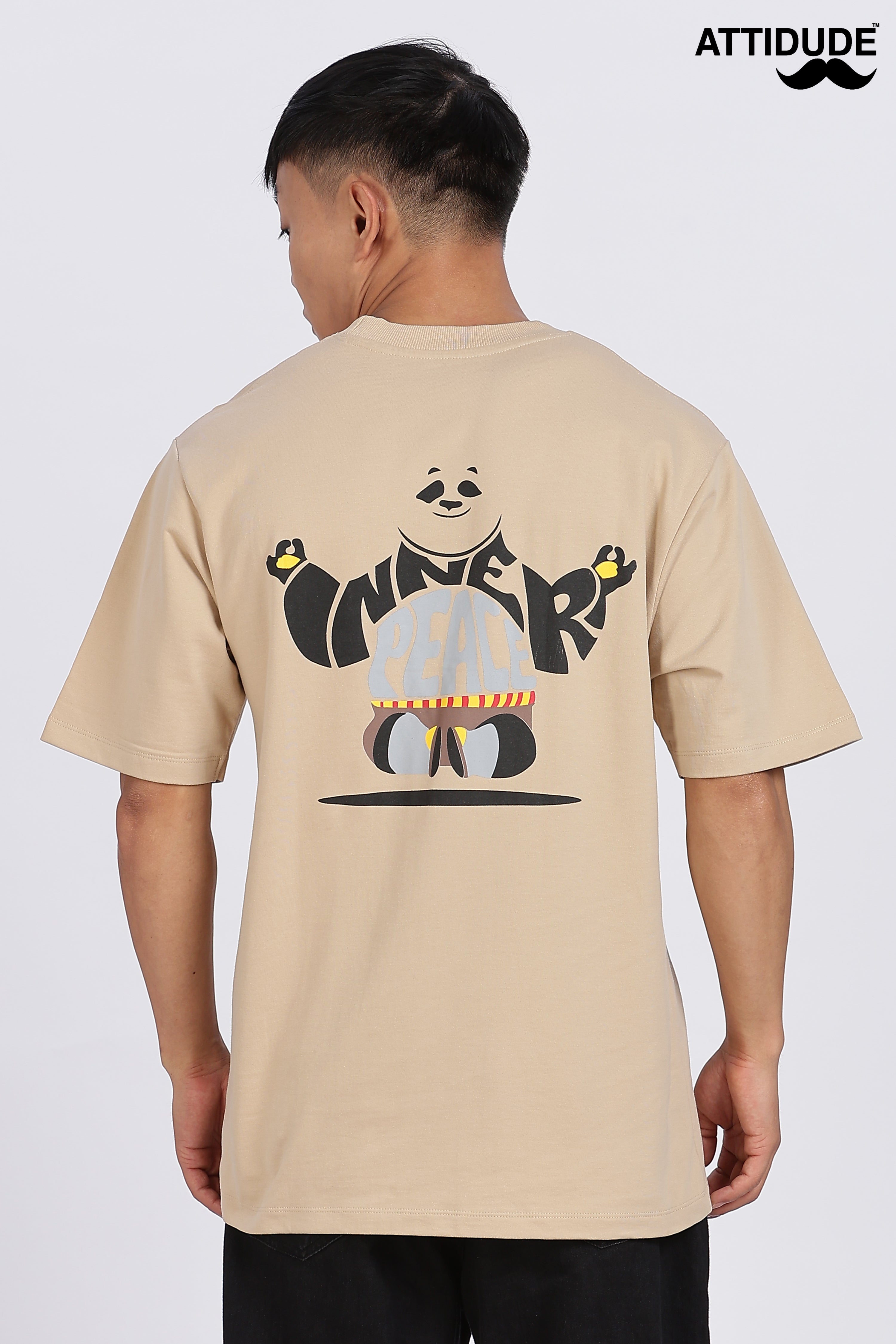 Inner Peace Sandal Drop Shoulder T-Shirt