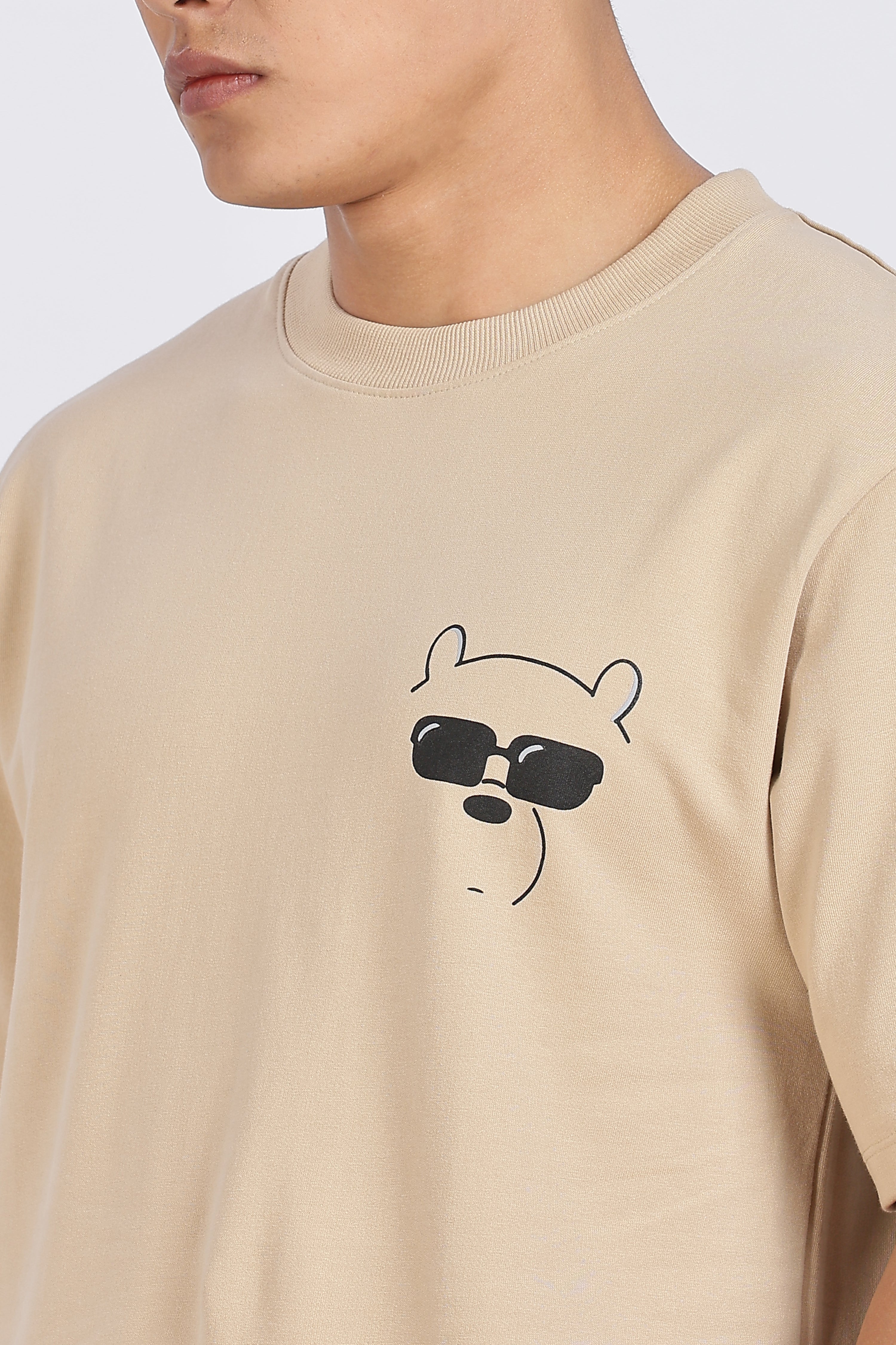 Inner Peace Sandal Drop Shoulder T-Shirt