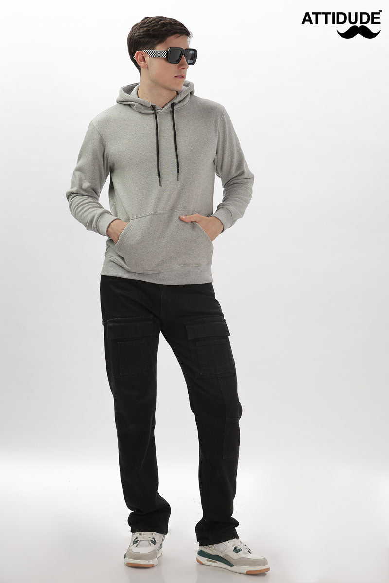 Classic Light Grey Pullover Hoodie