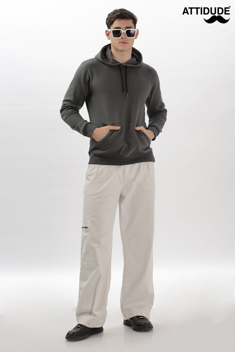 Classic Charcoal Grey Pullover Hoodie