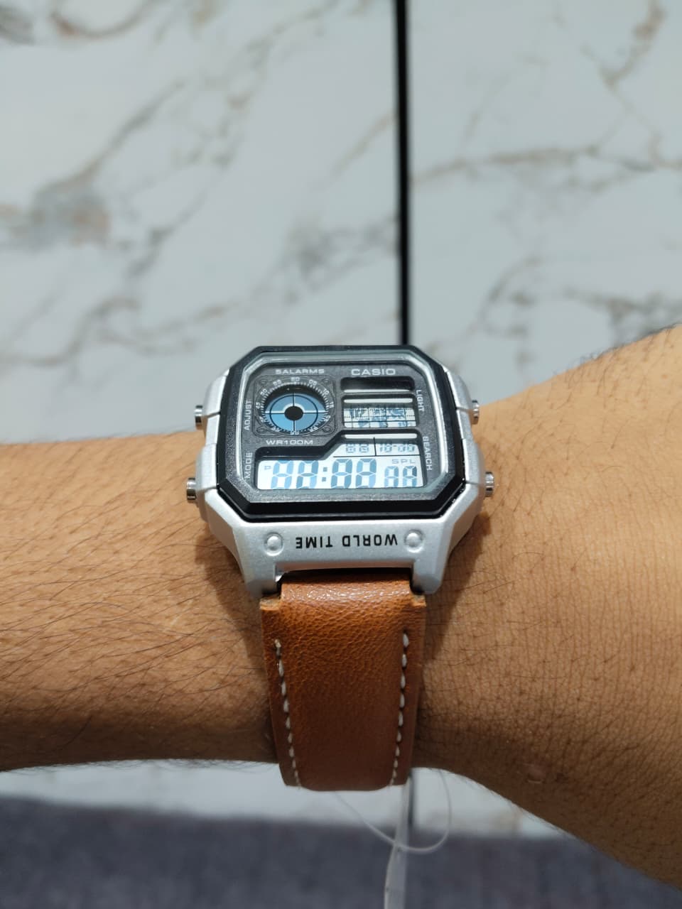 Casio Royale Tan & Silver (Article B2760)