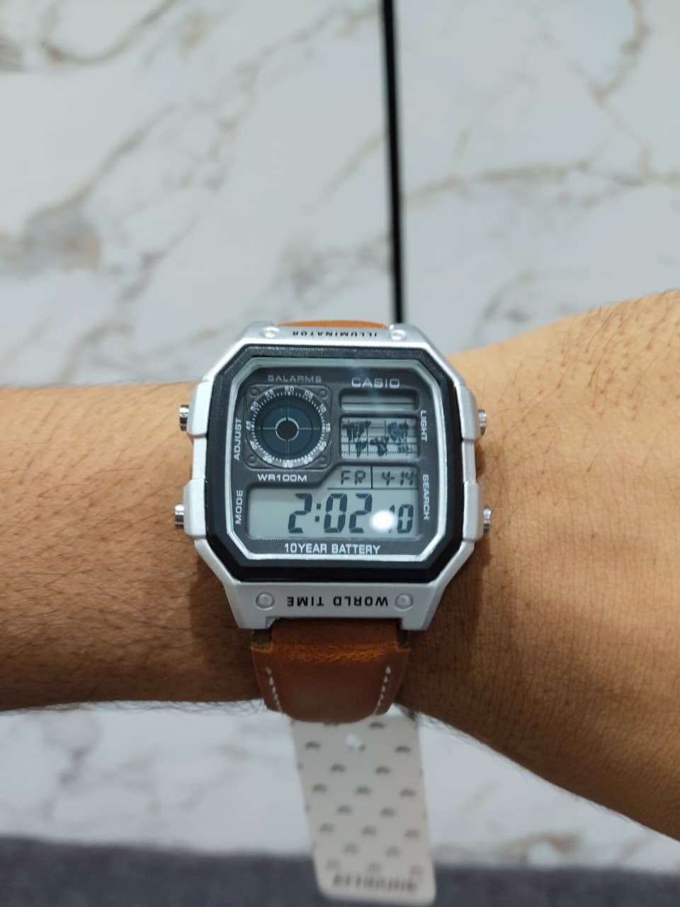 Casio Royale Tan & Silver (Article B2760)