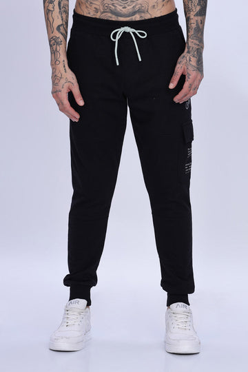 Essential Black Utility Joggers