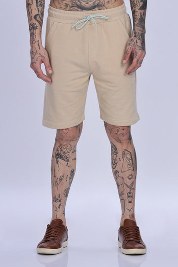 Beige Relaxed Fit shorts