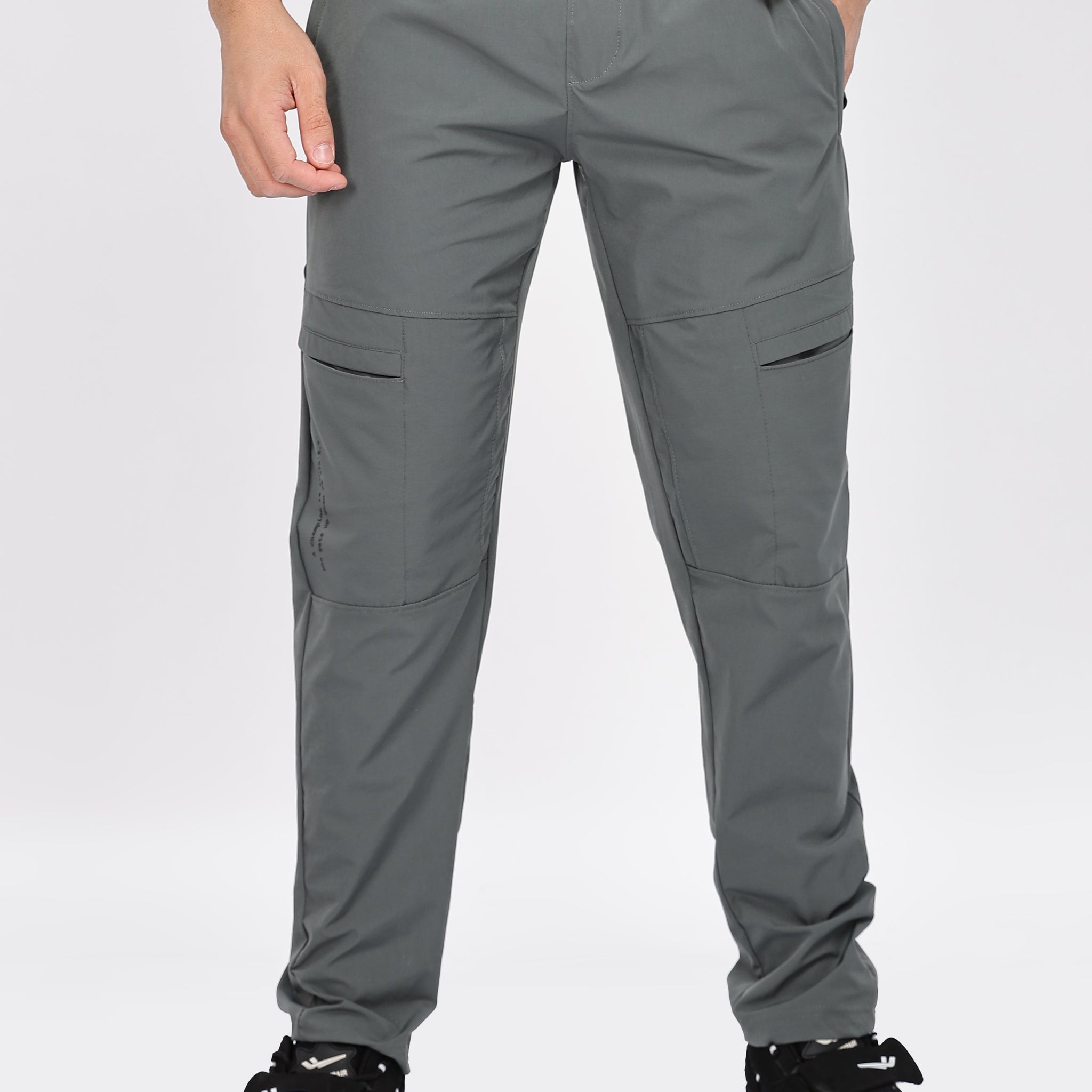 Smokey Grey Utility Trackpant for Casual Wear