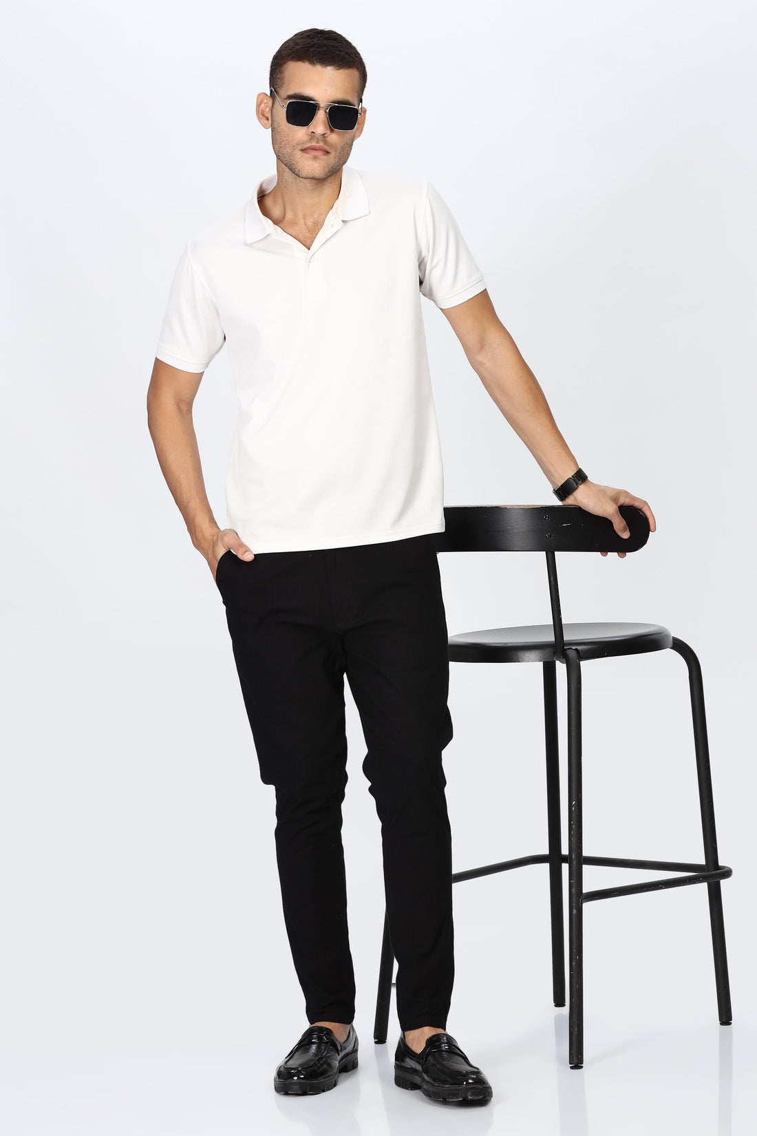 Black Slim Fit Trousers