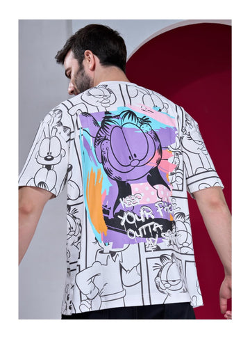 Garfield Comic Oversized T-Shirt(Article B2457)